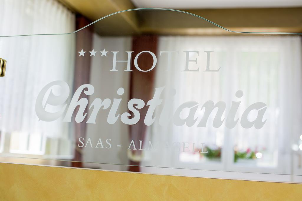 Wellness- Und Schneesporthotel Christiania Saas-Almagell Zewnętrze zdjęcie