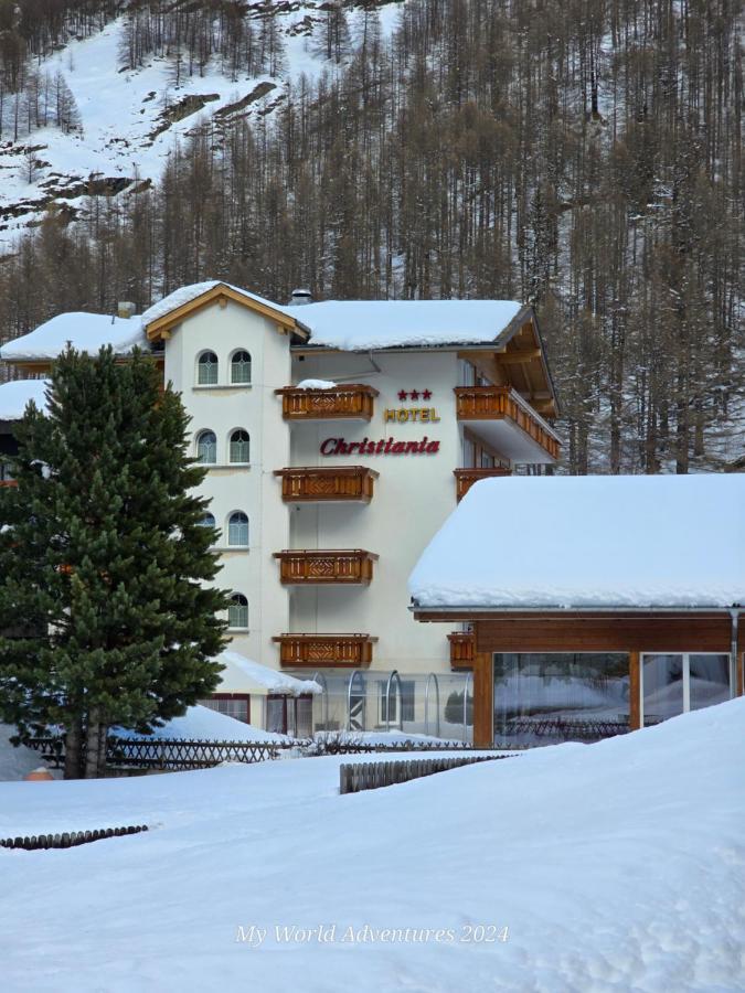 Wellness- Und Schneesporthotel Christiania Saas-Almagell Zewnętrze zdjęcie
